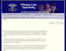 Tablet Screenshot of primarycareopt.com